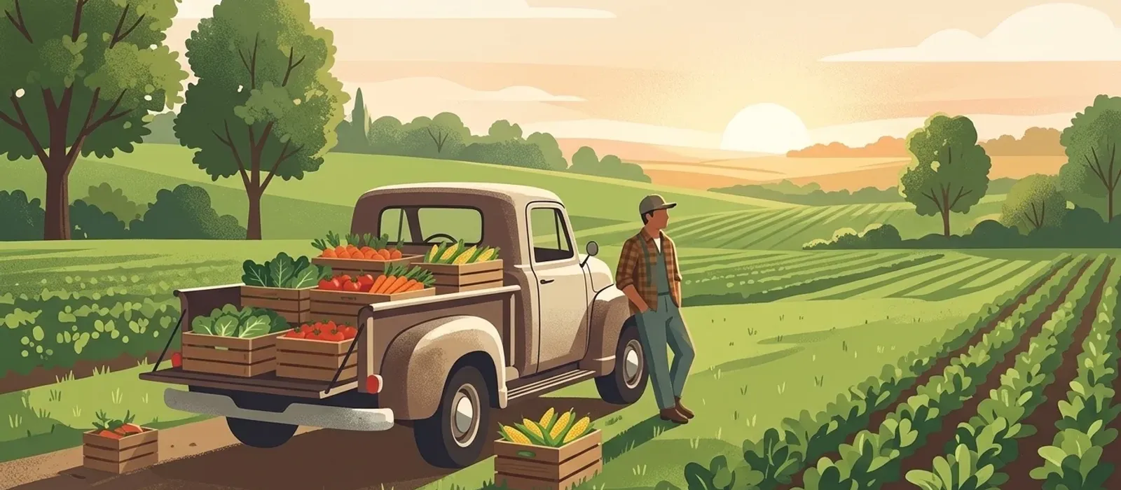 Illustration for the guide: What is a "certified farmers market"?